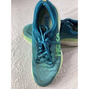 Hoka One Bondi 8 Mens Running Shoes*Teal Green*Cushioned Mesh Upper*Fair*14D
